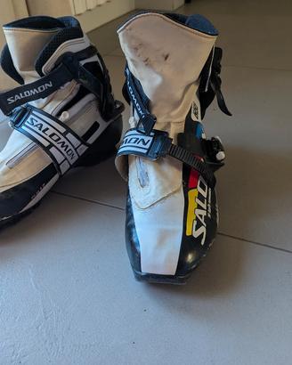 scarponi da sci fondo Salomon skating  tg 43 1/3