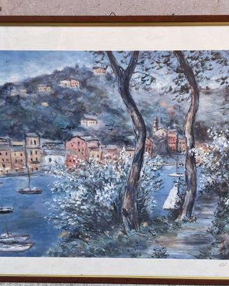 Michele cascella litografia quadro