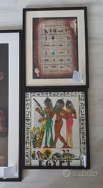 Quadri/papiro Egitto