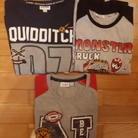 Set magliette 7- 8 anni bambino