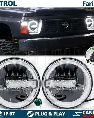 FARI LED Angel Per NISSAN PATROL GR Y60 OMOLOGATI