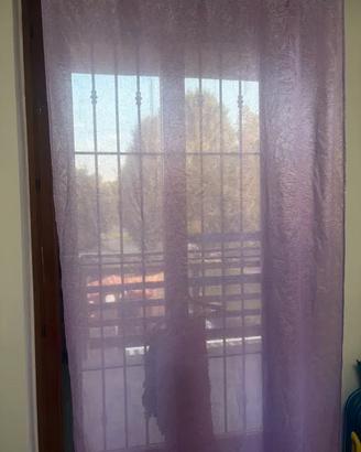 Tenda viola semi‑trasparente – luminosa e leggera