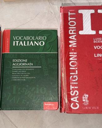 Dizionari inglese latino e italiano