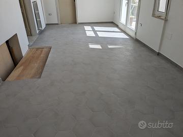 Piastrelle esagonali Marca Corona colore grigio