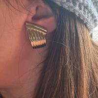 Orecchini vintage anni 80 a clip