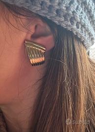 Orecchini vintage anni 80 a clip