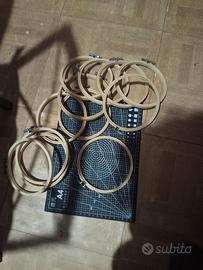 12 telai  per ricamo 