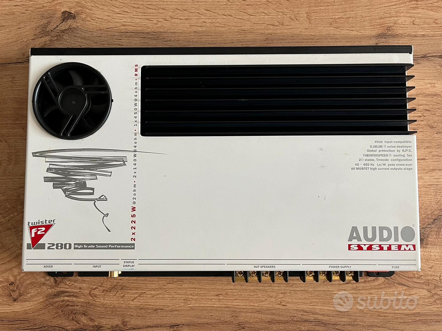 Amplificatore Audio 2 Canali F2-400 - 2x280W RMS A 2 Ohm Con Sticker Omaggio - Foto 10