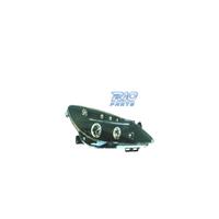 FARI OPEL CORSA D 06-10 ANGEL EYES + LED SFONDO NE