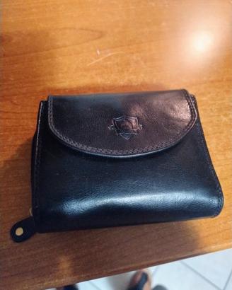Portafoglio Uomo/Donna in Vera Pelle Nera – Protez