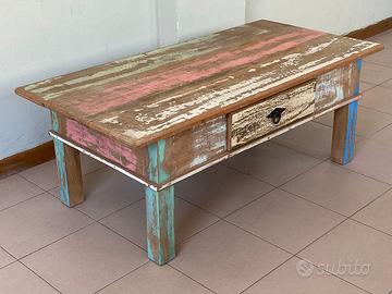 Tavolo brasiliano artigianale da salotto e giardin