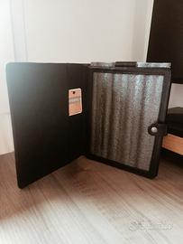 Porta Tablet Fossil - vera pelle nera