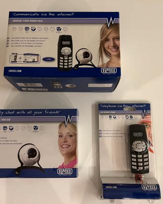 Telefono VOIP Sweex WC910 con webcam