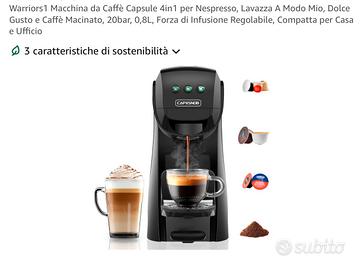 Macchina da caffè nuova mai usata