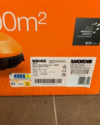 NUOVO WORX WR141E ROBOT RASAERBA + CASETTA