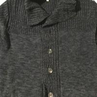Maglione uomo grigio con tasche