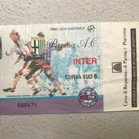 Biglietto Vintage Serie A PARMA - INTER 98-99