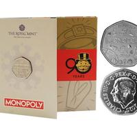 FDC 50 pence 2025 Monopoly collection Re Carlo III