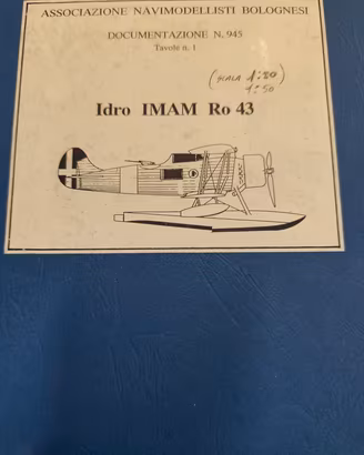 piani di costruzione idrovolante IMAM