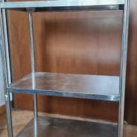 scaffale acciaio inox