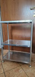 scaffale acciaio inox