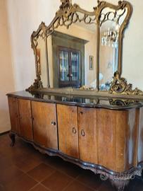 Buffet Chippendale con specchiera