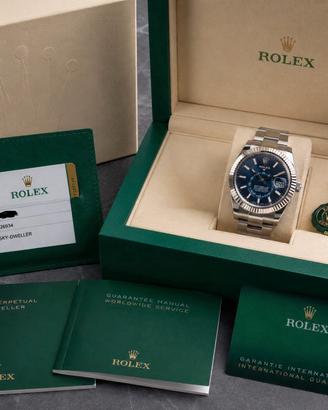 Rolex Sky-Dweller Quadrante blu Ref. 326934.