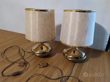 lampade ottone vintage