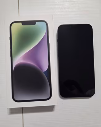 iPhone 14 Black 128GB completo di scatola