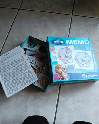 Memo Frozen. Gioco da tavola 