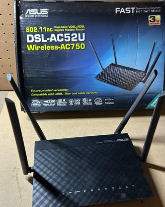 ASUS Modem Router DSL-AC52U Gigabit - Perfetto