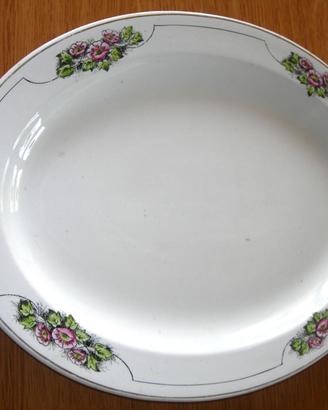 Antico Piatto ovale Ceramica Laveno Revelli S.C.I.
