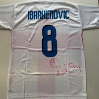 Maglietta INTER Centenario AUTOGRAFATA IBRAHIMOVIC