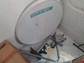 Kit antenna parabolica OFFEL in alluminio cm 90