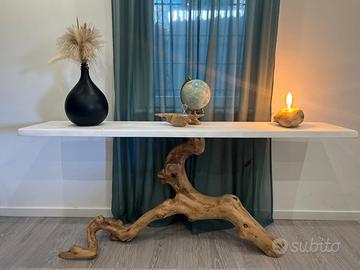 Mobile console in legno