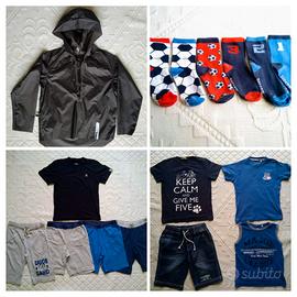 Set 6/7 anni t-shirt e pantaloncini bambino Idexè