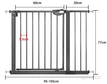 Cancelletto di Sicurezza per Bambini e Animali