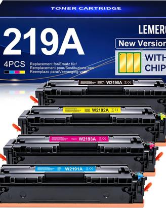 Toner 219A Multipack COMPATIBILE con chip