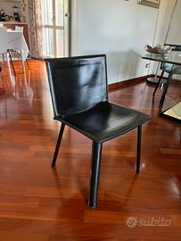 4 sedie in pelle Frau