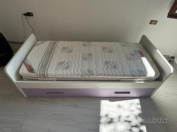 Letto con secondo letto estraibile