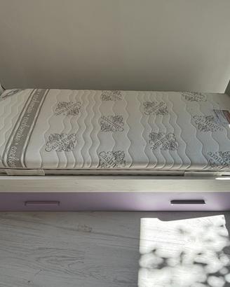 Letto con secondo letto estraibile