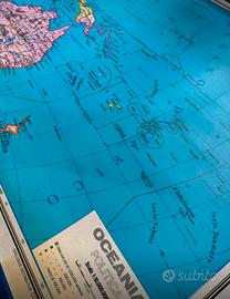Carta geografica vintage