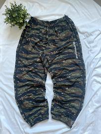 pantaloni supreme camo nylon L