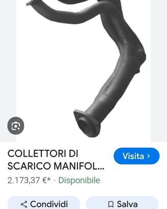 Collettore scarico Ferrari