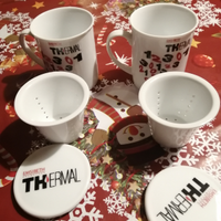 2 tazze da thè con filtro