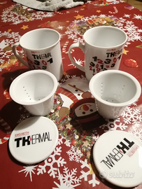 2 tazze da thè con filtro