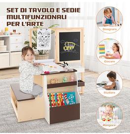 Scrivania Multifunzione Bambini