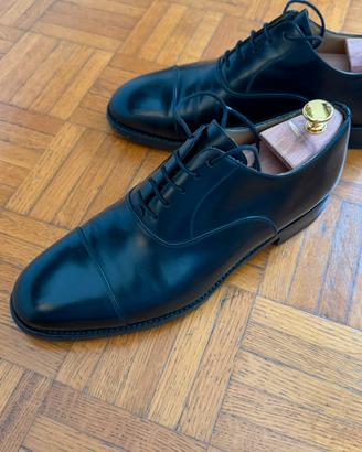 Cardinale Milano Oxford in pelle nera