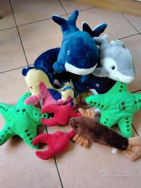 Set 9 peluche mare