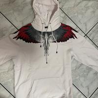 Felpa Marcelo burlon bianca taglia L